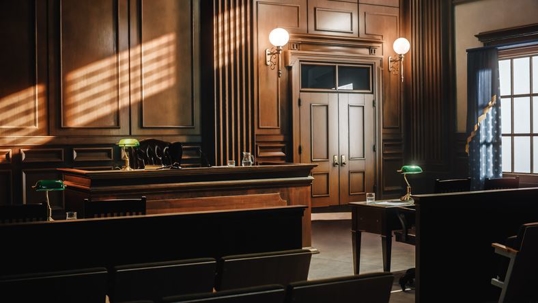 a court room to represent Michigan sobriety court.